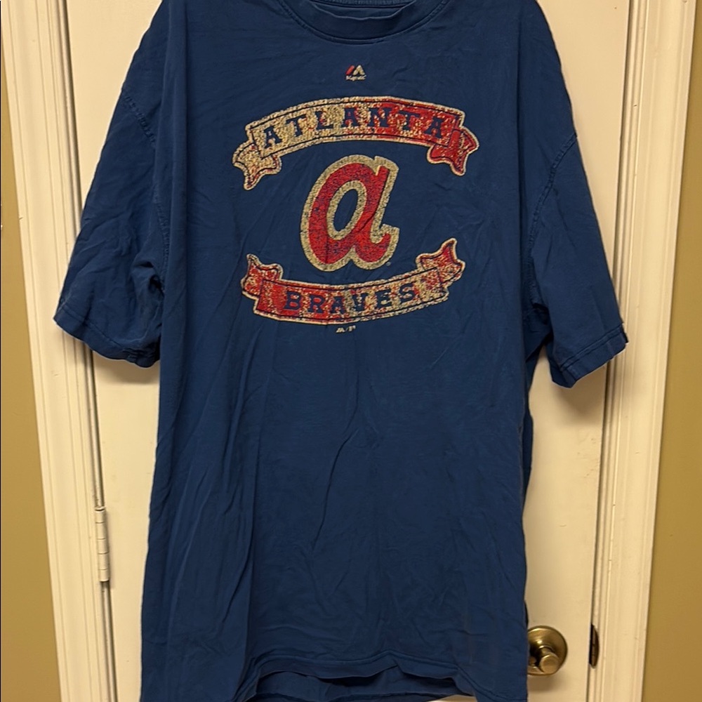 Vintage Blue big and tall Atlanta Braves T-Shirt